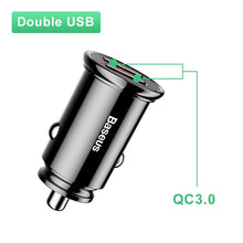 Load image into Gallery viewer, Baseus 30W Car Charger with Type C PD Fast Charger