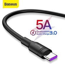 Load image into Gallery viewer, Baseus 5A USB Type C Cable